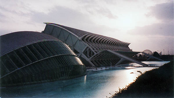 Sunrise Over the Museum of Art - Valencia, Spain