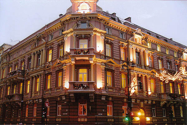 Vilnius, Lithuania had beautiful architecture
